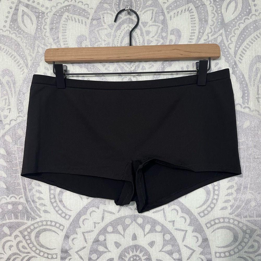 New $6 No Boundaries Walmart Stretch Boyshort Shorts Panty Smooth Black XXXL